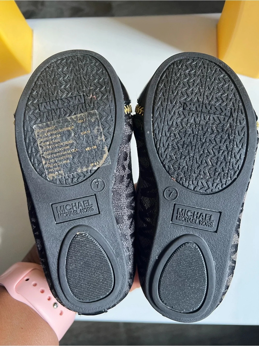 Michael Kors Black Girls' Ballet Flats Size 7c